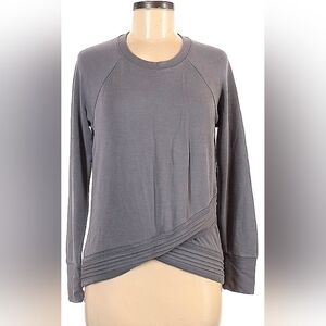 Athleta Gray Long Sleeve Sweatshirt